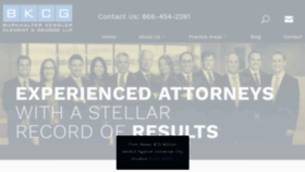 What Bkcglaw.com website looked like in 2019 (4 years ago)