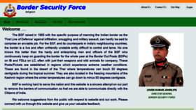 What Bsf.gov.in website looked like in 2019 (4 years ago)