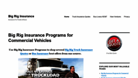What Bigriginsuranceprograms.com website looked like in 2019 (4 years ago)