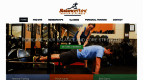 What Balancepointfitness.com website looked like in 2019 (4 years ago)