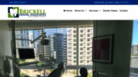 What Brickelldentalassociates.com website looked like in 2019 (4 years ago)