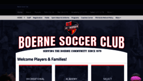 What Boernesoccer.org website looked like in 2019 (4 years ago)