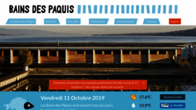 What Bains-des-paquis.ch website looked like in 2019 (4 years ago)