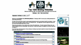 What Birdingtop500.com website looked like in 2019 (4 years ago)