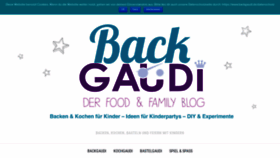What Backgaudi.de website looked like in 2019 (4 years ago)
