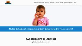 What Babyhandzeichen.at website looked like in 2019 (4 years ago)