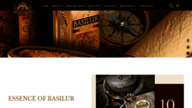 What Basilurtea.com website looked like in 2019 (4 years ago)