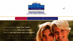 What Barotzdental.com website looked like in 2019 (4 years ago)