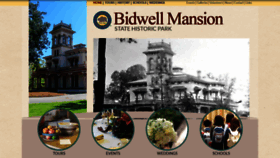 What Bidwellmansionpark.com website looked like in 2019 (4 years ago)