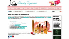 What Beauty-tips.com website looked like in 2019 (4 years ago)