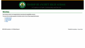 What Bishopblanchet.schooladminonline.com website looked like in 2019 (4 years ago)