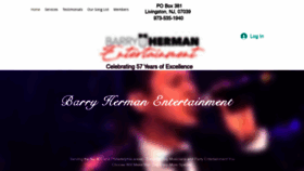 What Barryherman.com website looked like in 2019 (4 years ago)