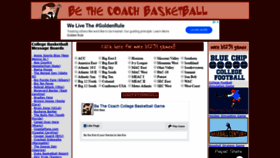 What Bethecoachbasketball.com website looked like in 2019 (4 years ago)