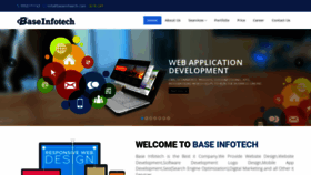 What Baseinfotech.com website looked like in 2019 (4 years ago)