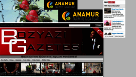 What Bozyazigazetesi.com website looked like in 2019 (4 years ago)