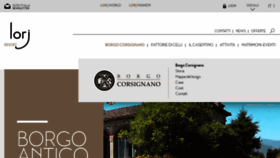 What Borgocorsignano.it website looked like in 2019 (4 years ago)