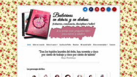What Bailarinas.eu website looked like in 2019 (4 years ago)