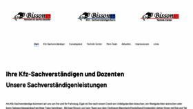 What Bisson.de website looked like in 2019 (4 years ago)