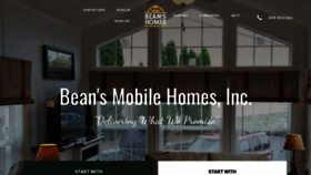What Beanshomes.com website looked like in 2019 (4 years ago)