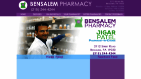 What Bensalempharmacy.com website looked like in 2019 (4 years ago)