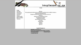 What Bouplanne.co.za website looked like in 2019 (4 years ago)