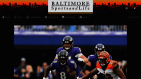 What Baltimoresportsandlife.com website looked like in 2019 (4 years ago)
