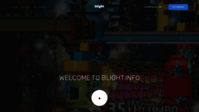 What Blight.info website looked like in 2019 (4 years ago)