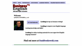 What Businessenglishhq.com website looked like in 2019 (4 years ago)