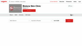 What Biotone-clinic.com website looked like in 2019 (4 years ago)
