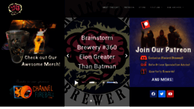 What Brainstormbrewery.com website looked like in 2019 (4 years ago)