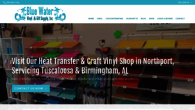 What Bluewatervinylandgifts.com website looked like in 2019 (4 years ago)