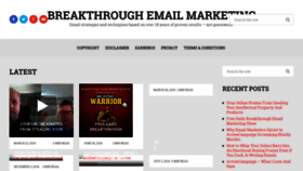 What Breakthroughemailmarketing.com website looked like in 2019 (4 years ago)