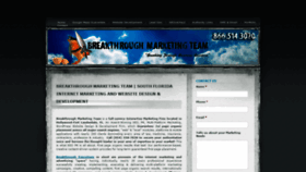 What Breakthroughmarketingteam.com website looked like in 2019 (4 years ago)