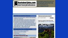 What Backdoorjobs.com website looked like in 2019 (4 years ago)