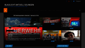 What Blaulicht-solingen.de website looked like in 2019 (4 years ago)