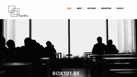 What Box101.be website looked like in 2019 (4 years ago)