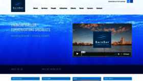 What Backbaycommunications.com website looked like in 2019 (4 years ago)