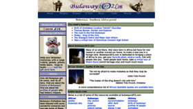 What Bulawayo1872.com website looked like in 2019 (4 years ago)