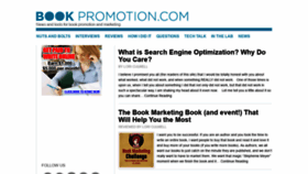 What Bookpromotion.com website looked like in 2019 (4 years ago)