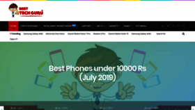 What Besttechguru.com website looked like in 2019 (4 years ago)