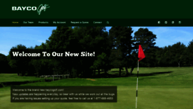 What Baycogolf.com website looked like in 2019 (4 years ago)