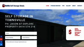 What Bohleselfstorage.com.au website looked like in 2019 (4 years ago)
