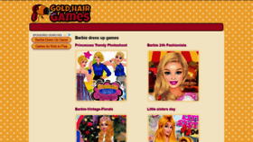What Barbie-dressup.goldhairgames.com website looked like in 2019 (4 years ago)