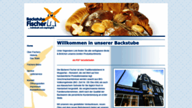 What Backstube-fischer.de website looked like in 2019 (4 years ago)