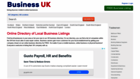 What Businessuk.directory website looked like in 2019 (4 years ago)