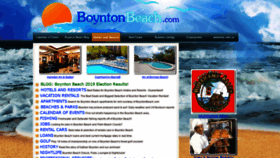 What Boynton-beach.com website looked like in 2019 (4 years ago)