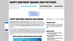 What Birthdaywishes100.com website looked like in 2019 (4 years ago)
