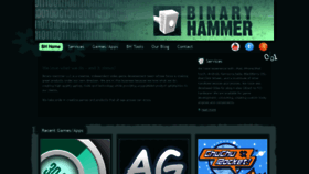 What Binaryhammer.com website looked like in 2019 (4 years ago)