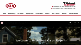 What Birchwoodkiaregent.ca website looked like in 2019 (4 years ago)
