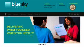 What Blueskymedsupply.com website looked like in 2019 (4 years ago)